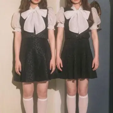 bubbles 자카드 플리츠 원피스