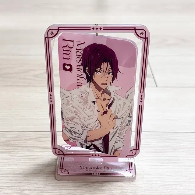 프리 free! 마츠오카 린 회전 아크릴스탠드 중국굿즈