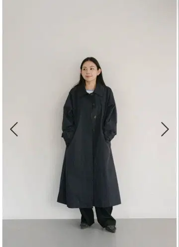 CAVEZA ROSSO/카베사로쏘 다크 네이비 롱 코트