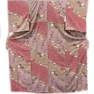 중고품 잡화 단품 순수 실크 금채 초화 코몬 KM-034-25