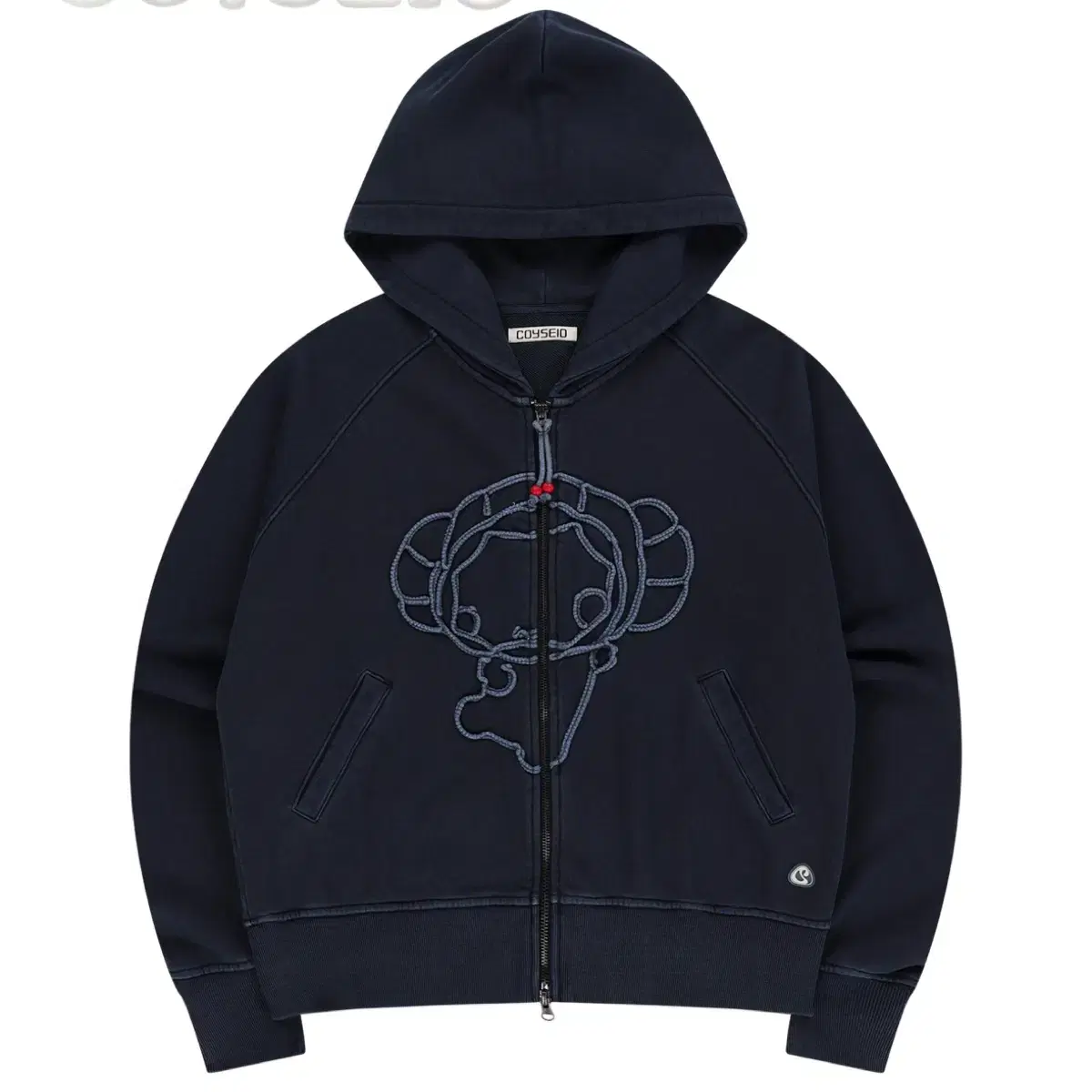 COYSEIO Blythe Graphic Hooded Zip-Up Brown | Bunjang Global
