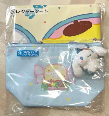 산리오 복권 시나몬 롤 보냉 백 키 커버 마스코트