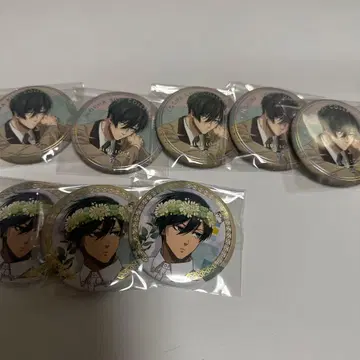 블루 록 flower crown 캔뱃지 이토시 린