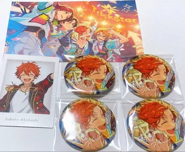 앙스타 아케호시 스바루 10th 전시회 캔뱃지 특전 파샤츠 엽서