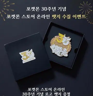 포켓몬 핀 배지 핀즈 포켓몬 30주년 삼인방 한국 한정판 파이리 한국