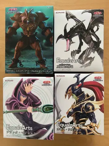 유희왕 듀얼몬스터즈 피규어 4개 세트