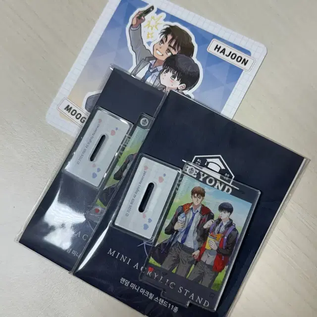하프라인 판타지트 랜덤 미니 아크릴 스탠드 미니아스 코스터 비욘드