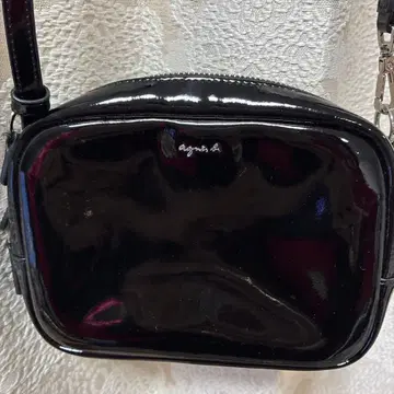 4 agnes b. 블랙 숄더백