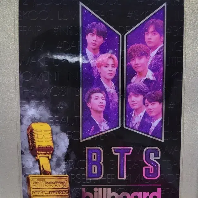 BTS  19빌보드 수상기념  한정 엽서