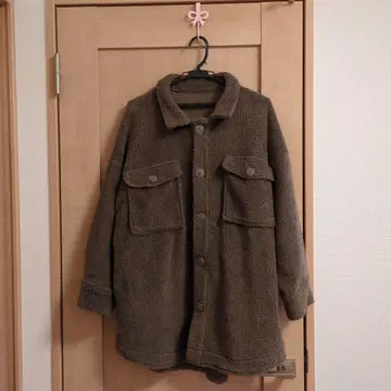 Samansa Mos2 blue 보아 CPO 자켓 브라운