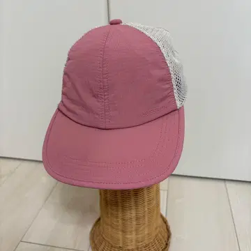 OVERRIDE 핑크 캡 메쉬 UV 캡