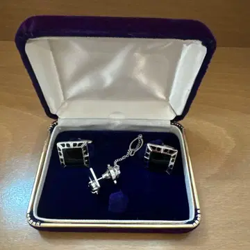 실버제 스퀘어형 커프 링크스