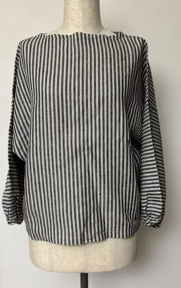 이치 앤티크 스트라이프 린넨 셔츠