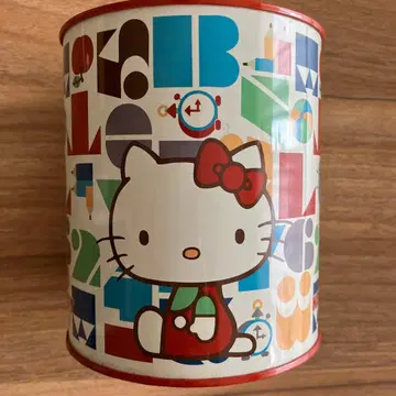 헬로키티 저금통 캔