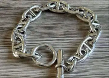 가격 인하 불가 앵커 체인 셰누 당클 실버 팔찌 거의 새상품