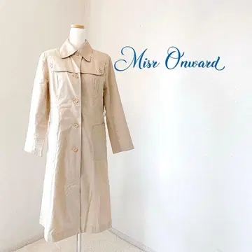 MissOnward 스프링 코트 베이지 트렌치코트