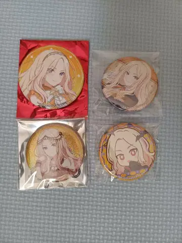 학원 아이돌 마스터 쥬오 호시미 캔뱃지 4개 세트