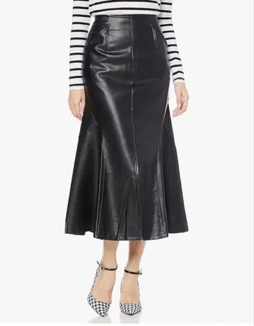 ROYAL PARTY 에코 레더 (인조 가죽) 소재의 머메이드 스커트