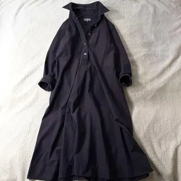 마가렛호웰 파인코튼 샴브레이 셔츠 롱 원피스