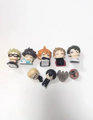 하이큐!! 오네무탄 네무라세타이 핀 배지 가챠 세트