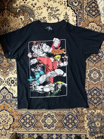 Street Fighter T셔츠 bootleg XL사이즈