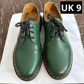 닥터마틴 1461 그린 3홀