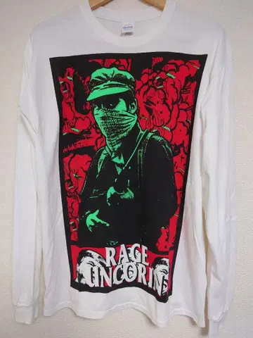[레어] 운코린 멘손RAGE 콜라보 롱T 운코린 강림당T셔츠