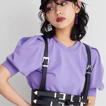 [ Narcissus ] 소매 퍼프 상의 나르시스