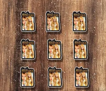 Disney 한나 몬타나 실사 씰 세트