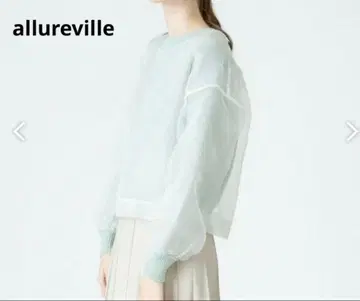 allureville 오간자 도킹 풀오버 정가 23,000엔