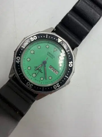SEIKO 손목시계 실버 웨이브 다이버 2A23-012B 여성용