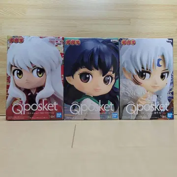 Qposket 이누야샤 피규어 3체 세트