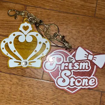 프리티 리듬 키링 로고 프리즘 스톤 디어 크라운