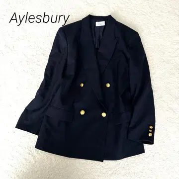 새상품급 고품질 앨리스버리 골드 버튼 더블 테일러드 자켓 네이비