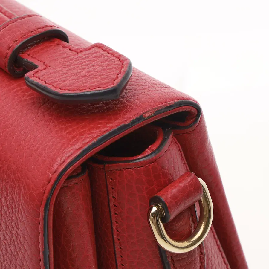 古驰（Gucci）Interlocking G小型红色单肩包
