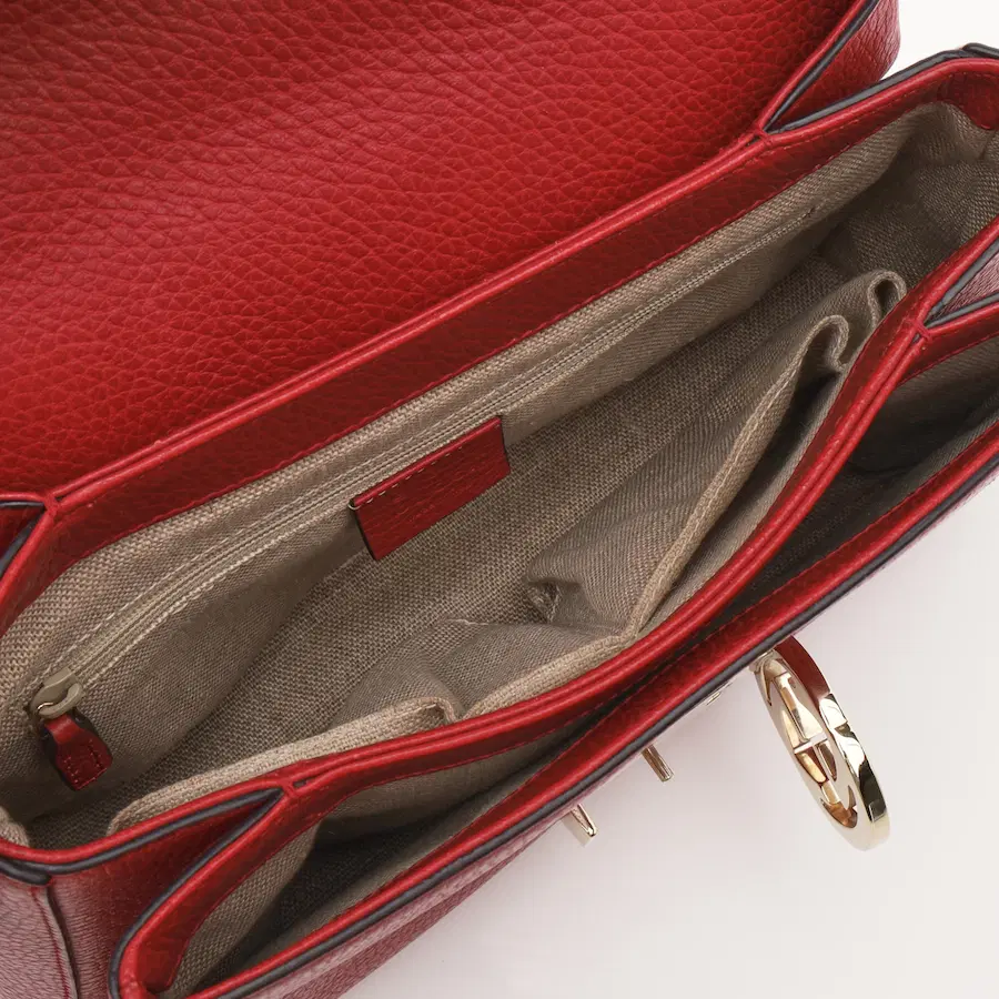 古驰（Gucci）Interlocking G小型红色单肩包