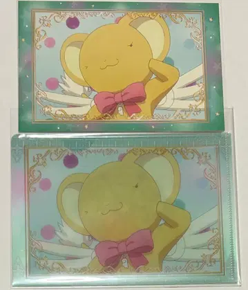 CC 사쿠라. 카드캡터 사쿠라 케로짱 미니 클리어 파일 & 엽서