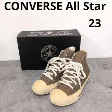 290 1 CONVERSE 올스타 하이컷 브라운 23 박스 포함