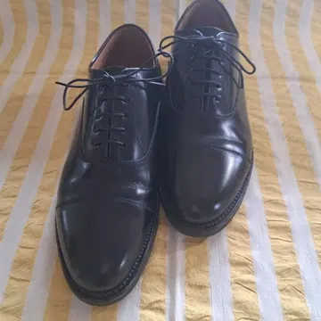 블랙 가죽 드레스 신발 스트레이트 팁 REGAL