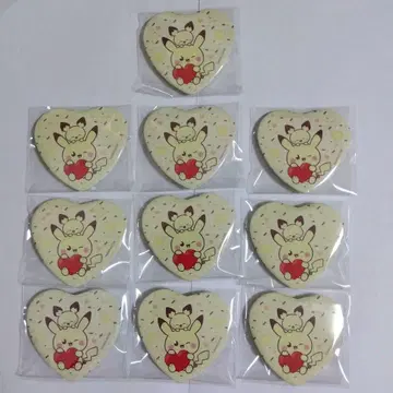 포켓몬 피스 피카츄 & 피츄 하트 캔뱃지