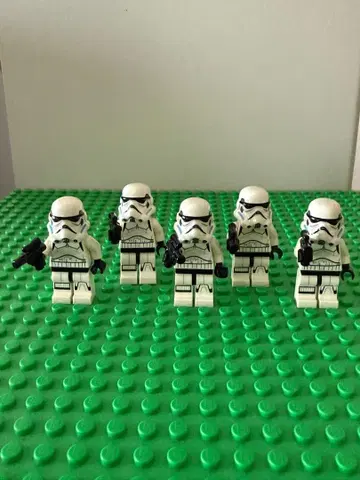 LEGO 스톰 트루퍼 미니 피규어 5개