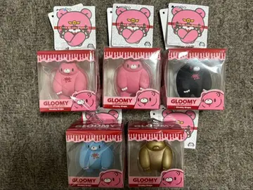 장난꾸러기 곰 그루미 BOX 피규어 패키지 키체인 5종 세트