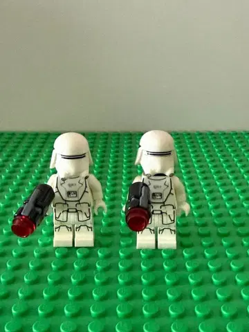 LEGO 퍼스트 오더 스노우 트루퍼 미니 피규어 2개