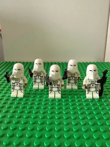 LEGO 스노우 트루퍼 미니 피규어 5체 세트
