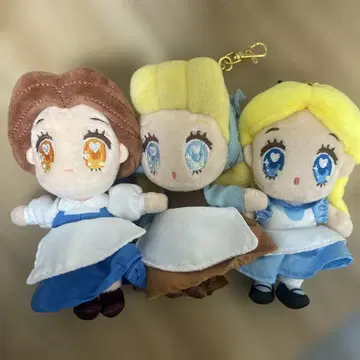 Tiny tiny 디즈니 봉제 인형 키링 벨 신데렐라 앨리스