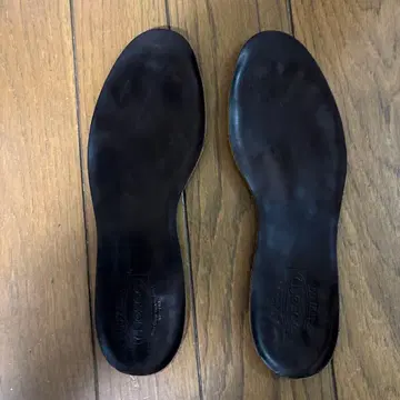 웨스코 정품 가죽 인솔 블랙