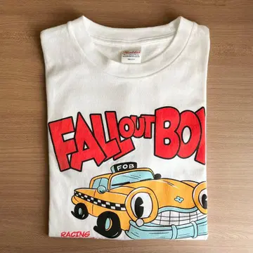FALLOUT BOY 썸머 소닉 티셔츠 S 사이즈 화이트