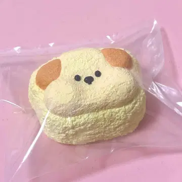 kikisquishy 강아지 스퀴즈 L 흐릿한 봉투 강아지 얼굴