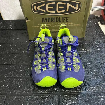 KEEN HYBRIDLIFE 블루/그린 등산화 28cm