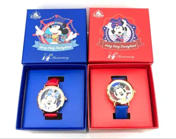 홍콩 디즈니 14주년 미키 미니 손목시계 미사용